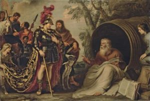 Alejandro Magno y Diógenes - Cornelis de Vos
