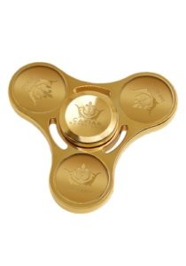 Fidget Spinner de oro, hecho por Caviar